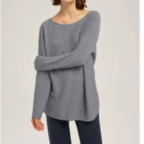 Gentle Herd wool sweater in smoke, size M - Picture 1 of 7